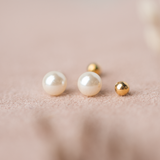 Aretes Mini - Perla Clásica