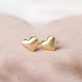Arete Mini - Corazón Mate