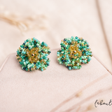 Maxi Aretes - Petal Green