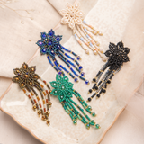 Maxi Aretes - Floral Fiesta White