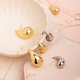 Argollas - Drop Hoops S