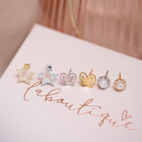 Aretes Mini - Perla Shine