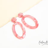 Maxi Aretes - Acrilico Pink