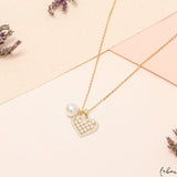 Collares - Corazón circones y Perla