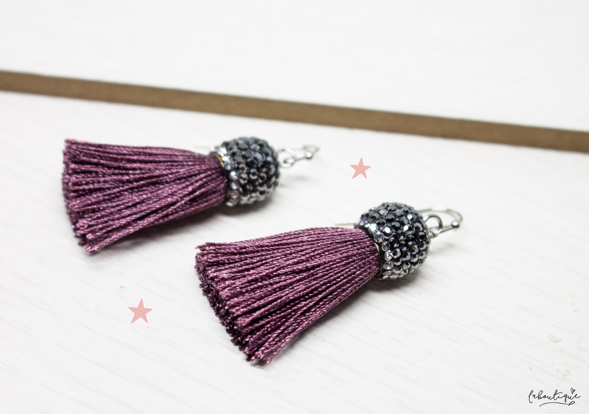 Maxi Aretes Borla Uva Pequeño LaBoutique Joyas