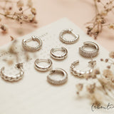 Argollas - Silver Donas Basic