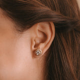 Aretes bordados - Basic Zircon