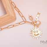 Collares - Happy Eslabones & Charm