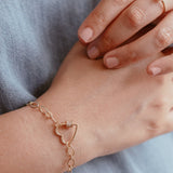 Pulseras Eslabones - Corazón