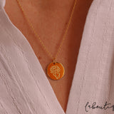 Collares - Flor Clavel Enero
