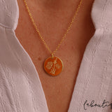 Collares - Flor Crisantemo Noviembre