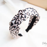 Diadema - Animal Print spots satinado