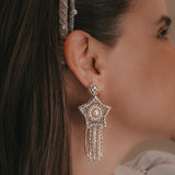 Aretes bordados - Estrella Fugaz