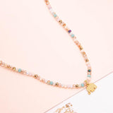 Choker- Muranos Pastel Elefante