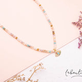 Choker- Muranos Pastel Ojo Turco Multicolor