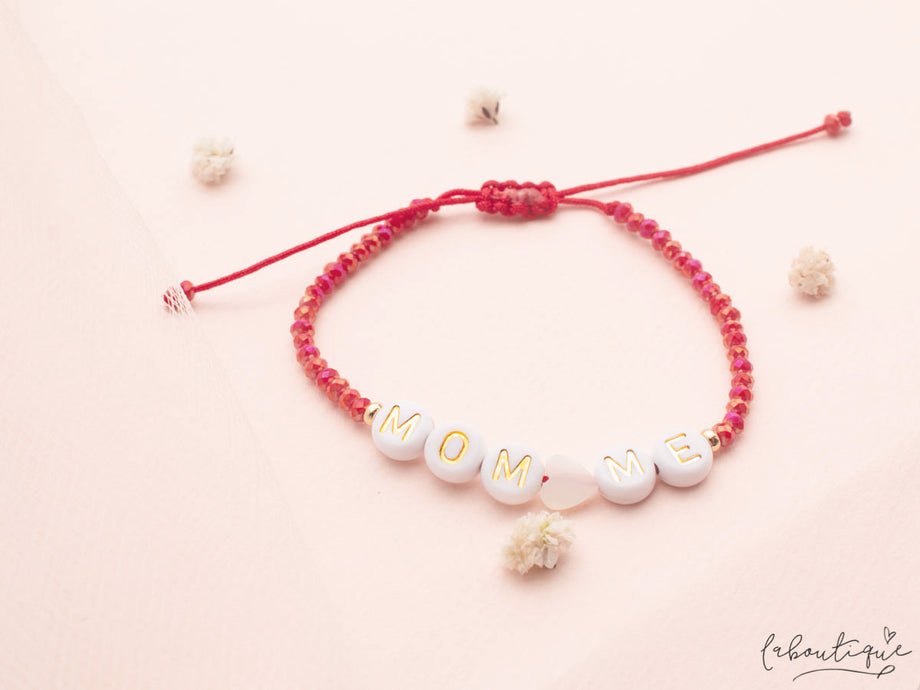 Pulseras Hilo Murano - Kids Mom Loves Me Para Niña – La Boutique Joyas