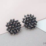 Maxi Aretes - Pompon de Muranos Negro