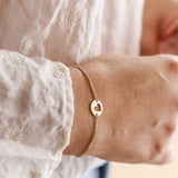 Pulseras Broche - Corazón Silueta