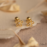 Aretes Mini - Pequeña Flor
