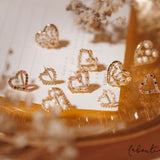 Aretes Mini - Corazón de Circones