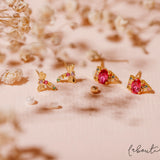 Aretes Mini - Libelula Arcoíris