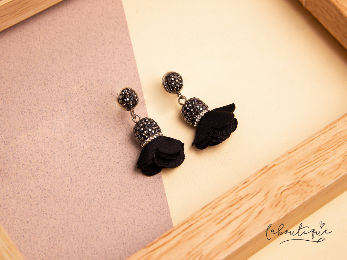 Maxi Aretes - Flor colgante