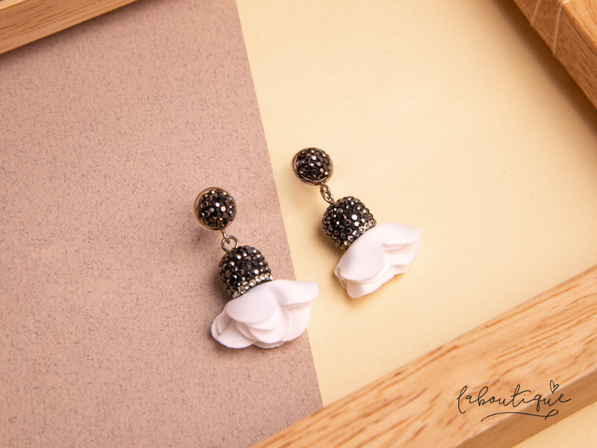 Maxi Aretes - Flor colgante
