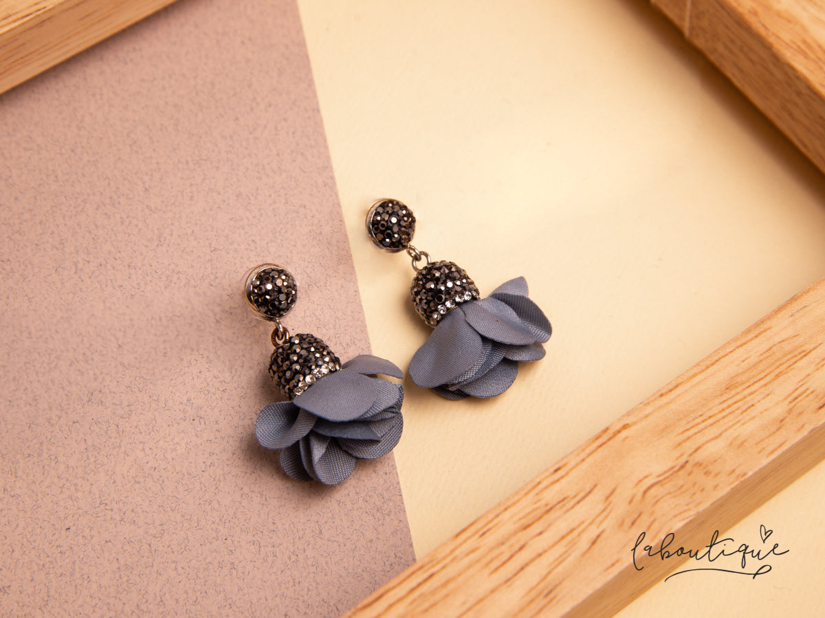 Maxi Aretes - Flor colgante