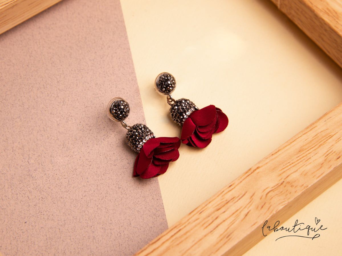 Maxi Aretes - Flor colgante