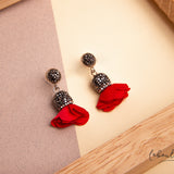 Maxi Aretes - Flor colgante