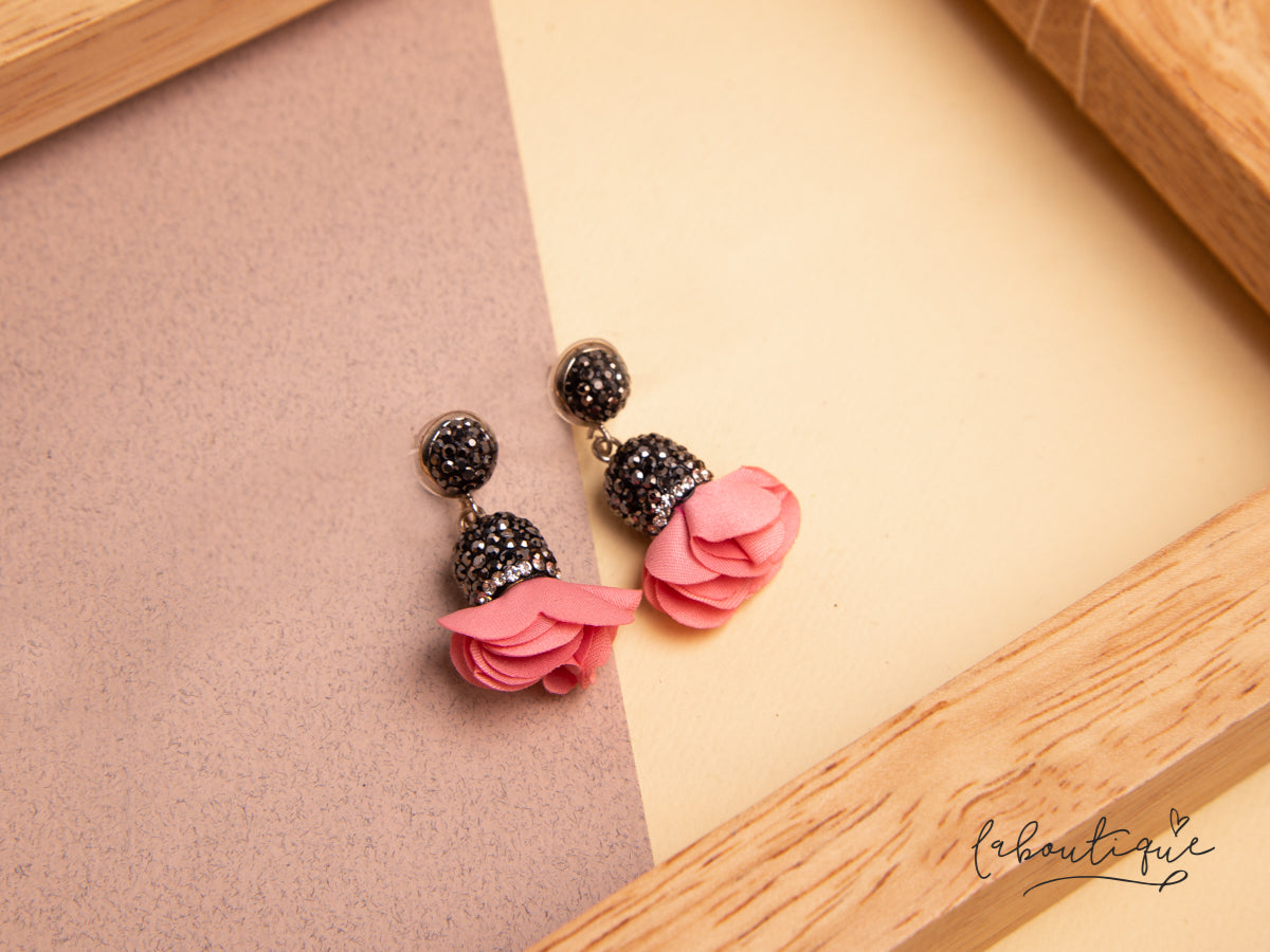Maxi Aretes - Flor colgante
