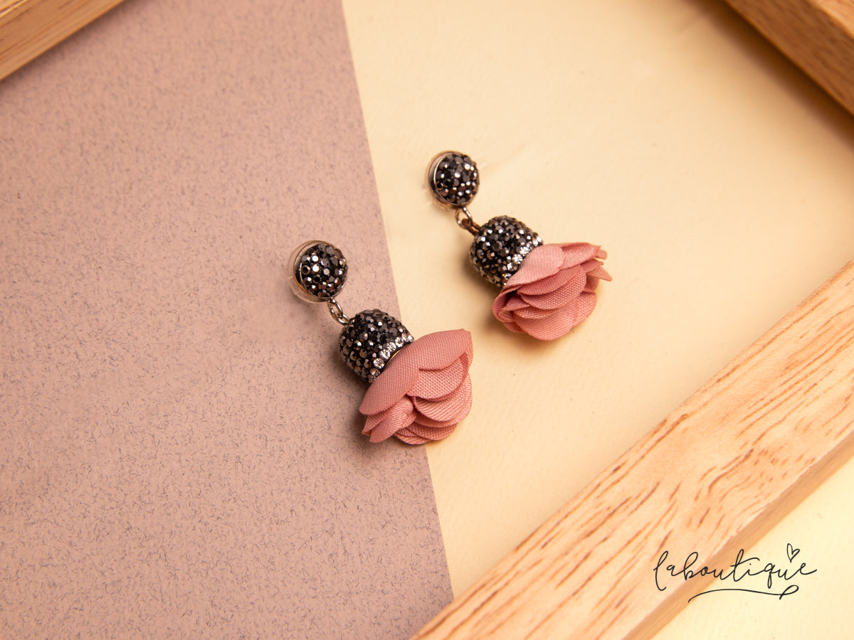Maxi Aretes - Flor colgante