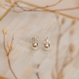 Aretes Mini - Bombas S silver
