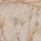 Aretes Mini - Bombas S silver