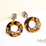 Maxi Aretes - Brillos acrilico Animal print