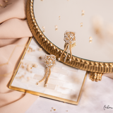 Aretes Bordados - Flower