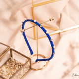 Diadema - Guadalupe Perlas y Cristales Azul