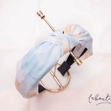 Diadema - Tie Dye Cielo Celeste Pastel