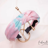 Diadema - Tie Dye Cielo Rosa Pastel