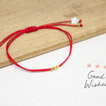 Pulseras Hilo Básicas Rojo 3 Deseos 
