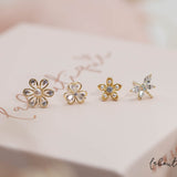 Aretes Mini - Libélula de Cristal