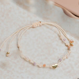 Pulseras Hilo Trenzada - Corazón Bonito Summer