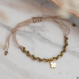 Pulseras Hilo Trenzada - Trébol de la buena suerte