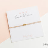 Pulseras Hilo Básicas - Tres Deseos Beige