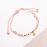 Pulseras Hilo Trenzada - Estrella circones muranos rosa