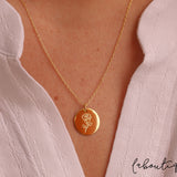 Collares - Flor Rosa Junio