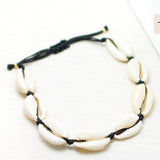 Tobilleras Hilo Negro - Conchitas
