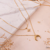 Collares - Doble Luna Invertida