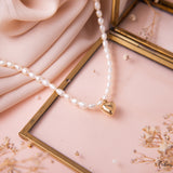 Collares - Perlas y Corazón