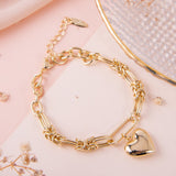 Pulseras Broche - Braided Heart